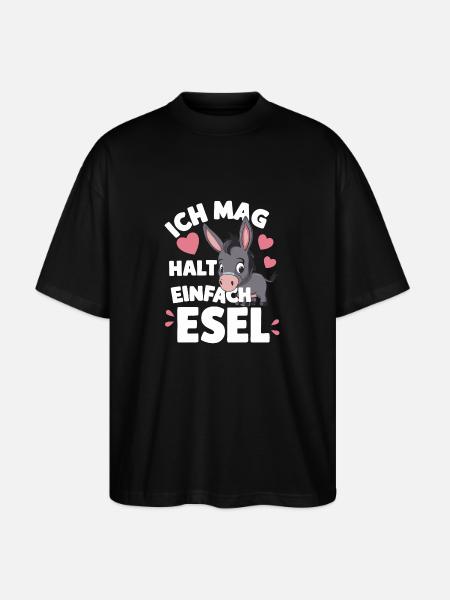 Donkey Donkey Mule Muli - Stanley/Stella Oversized Unisex Organic T-shirt Blaster 2.0 - black