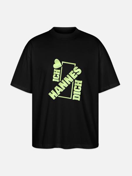 Couple Hannes - Stanley/Stella Oversized Unisex Organic T-shirt Blaster 2.0 - black