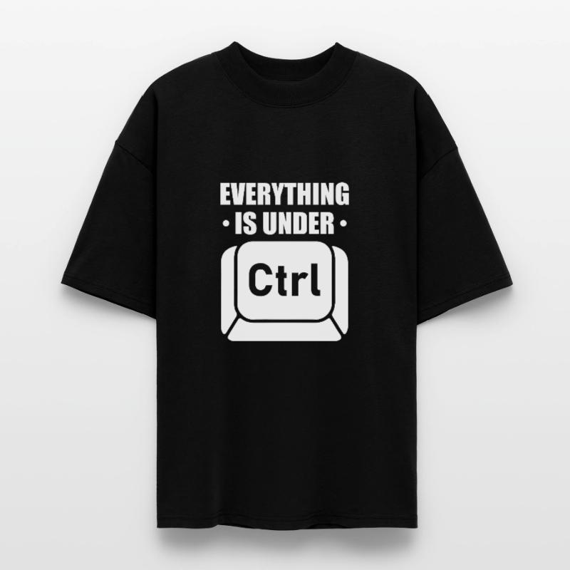 Everything Is Under Ctrl – Technical Humor for IT PR Stanley/Stella Oversized Unisex Organic T-shirt Blaster 2.0
