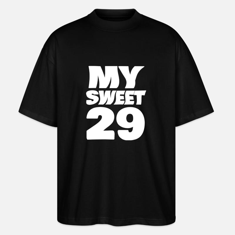 Alter 29 - Stanley/Stella Oversized Unisex Bio T-Shirt Blaster 2.0 - Schwarz