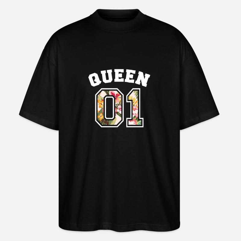 queen 01 - T-shirt bio Blaster 2.0 coupe oversize Stanley/Stella Unisexe - noir