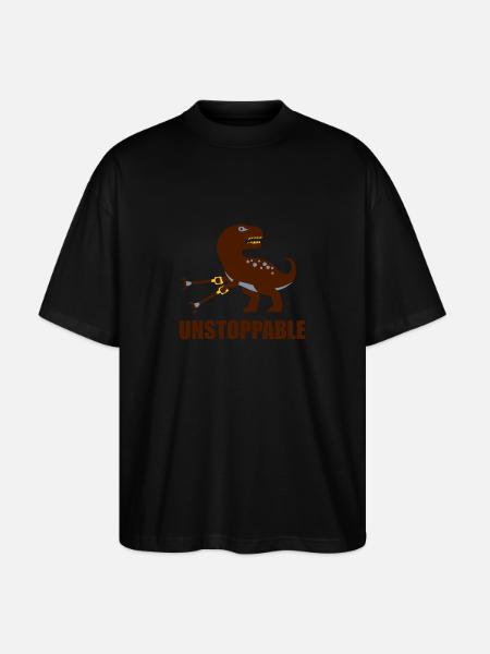 Unstoppable - Stanley/Stella Oversized Unisex Organic T-shirt Blaster 2.0 - black