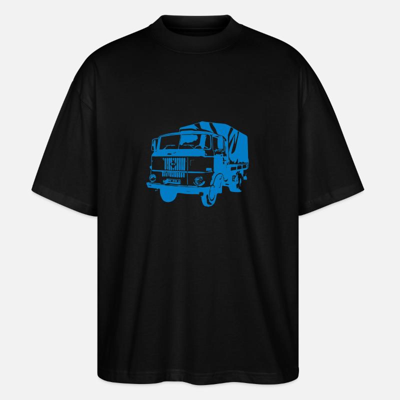 W50 Pritsche IFA LKW - Stanley/Stella Oversized Unisex Bio T-Shirt Blaster 2.0 - Schwarz