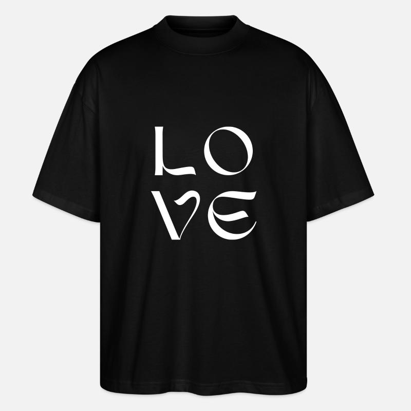 Amour - T-shirt bio Blaster 2.0 coupe oversize Stanley/Stella Unisexe - noir