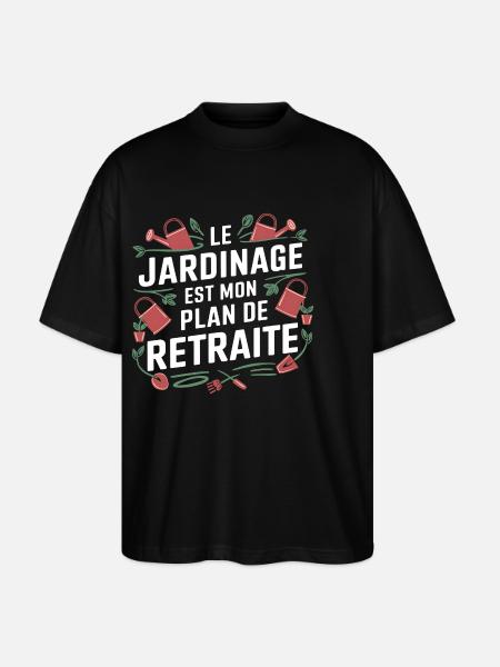 Retirement Plan - Stanley/Stella Oversized Unisex Organic T-shirt Blaster 2.0 - black