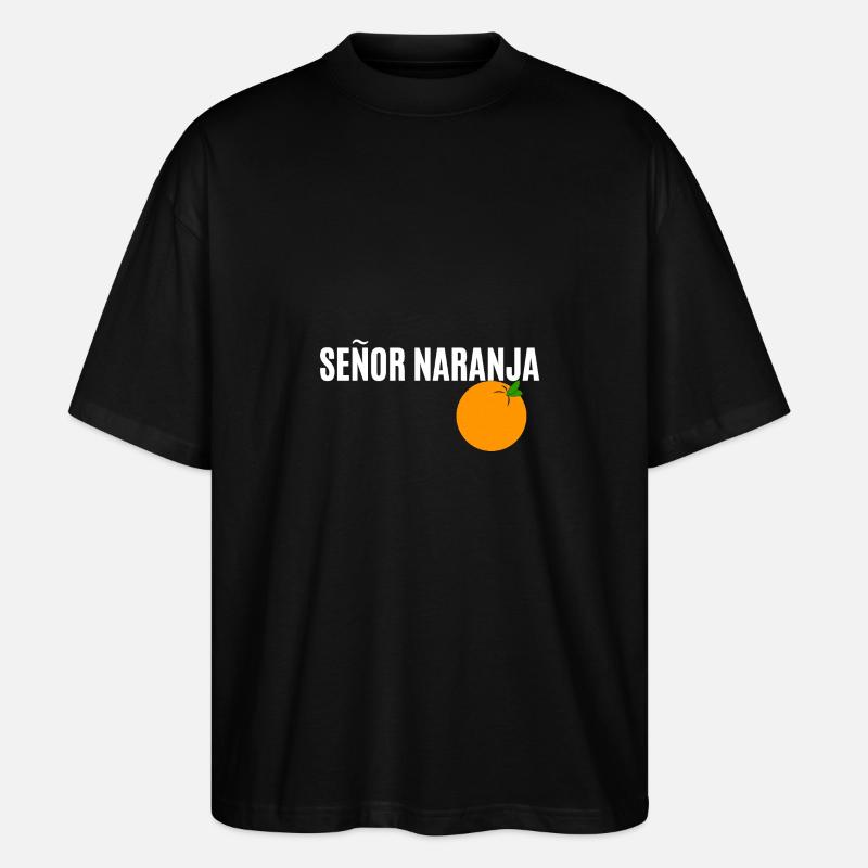 Señor Naranja - T-shirt bio Blaster 2.0 coupe oversize Stanley/Stella Unisexe - noir