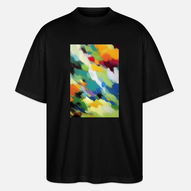 Muster und Formen - Stanley/Stella Oversized Unisex Bio T-Shirt Blaster 2.0 - Schwarz