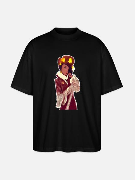 Noir Dame - Stanley/Stella Oversized Unisex Bio T-Shirt Blaster 2.0 - Schwarz