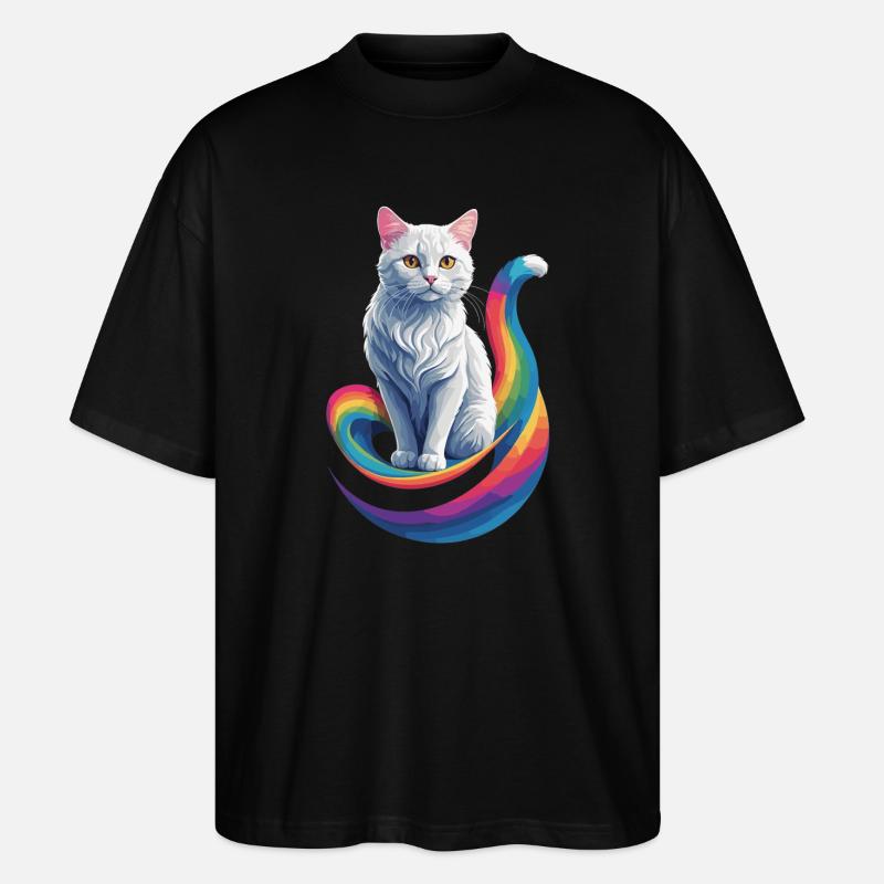 Chat mignon - T-shirt bio Blaster 2.0 coupe oversize Stanley/Stella Unisexe - noir