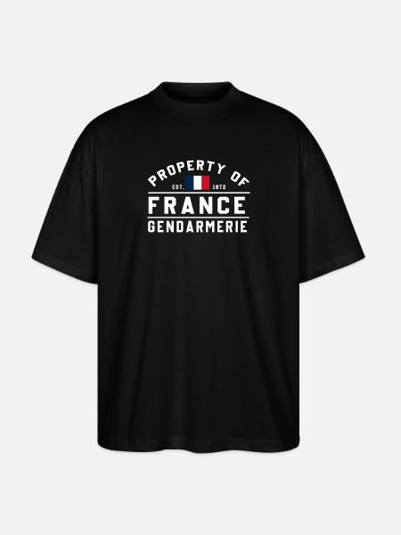 Gendarmerie Est 1972 - T-shirt bio Blaster 2.0 coupe oversize Stanley/Stella Unisexe - noir
