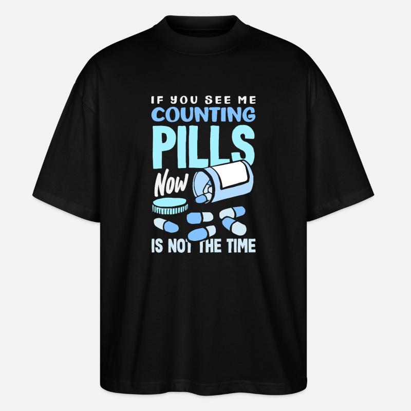 Pharmacist Pharmaceutical Technical - Stanley/Stella Oversized Unisex Organic T-shirt Blaster 2.0 - black