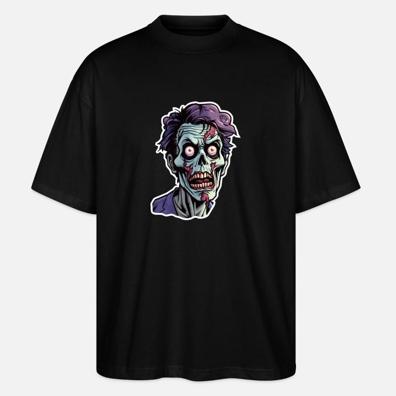 Zombie - Stanley/Stella Oversized Unisex Bio T-Shirt Blaster 2.0 - Schwarz