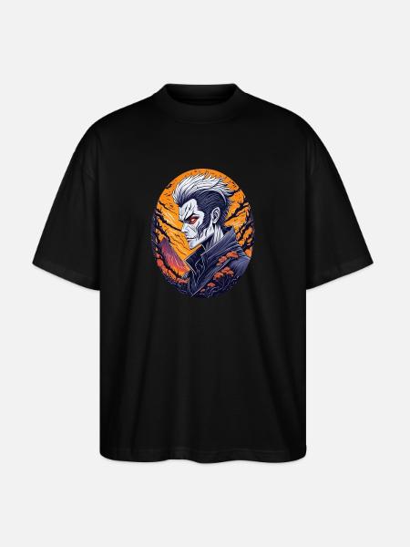 Gruseliges Halloween-party-kostüm Vampir - Stanley/Stella Oversized Unisex Organic T-shirt Blaster 2.0 - black
