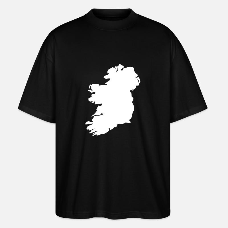 Irland - Stanley/Stella Oversized Unisex Bio T-Shirt Blaster 2.0 - Schwarz