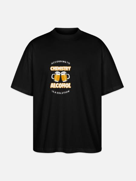 Chemistry Teacher Chemistry Chemist - Stanley/Stella Oversized Unisex Organic T-shirt Blaster 2.0 - black