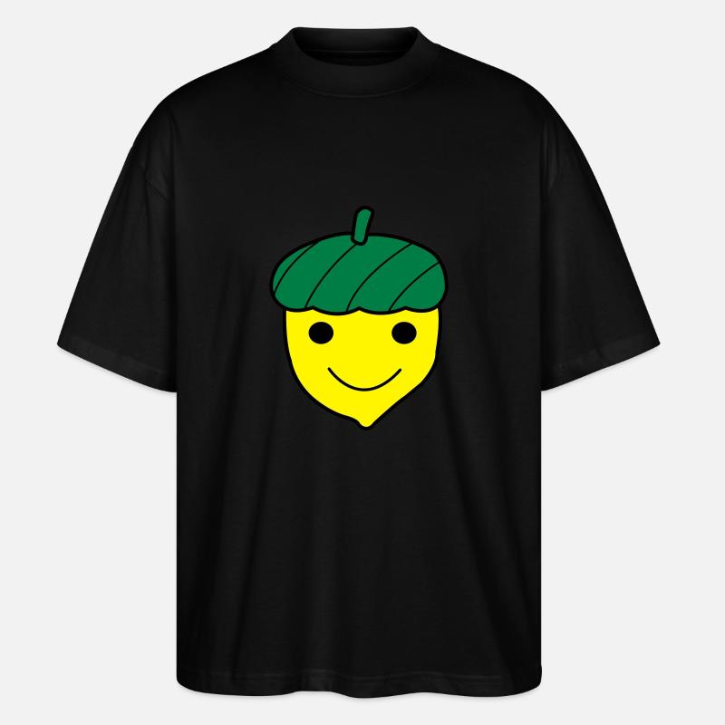 Blije Eikel - Stanley/Stella Oversized Unisex Bio T-Shirt Blaster 2.0 - Schwarz
