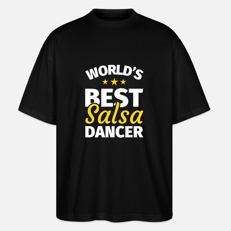 Salsa - Stanley/Stella Oversized Unisex Bio T-Shirt Blaster 2.0 - Schwarz