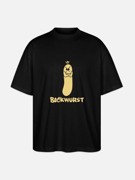 bockwurst - Stanley/Stella Oversized Unisex Bio T-Shirt Blaster 2.0 - Schwarz