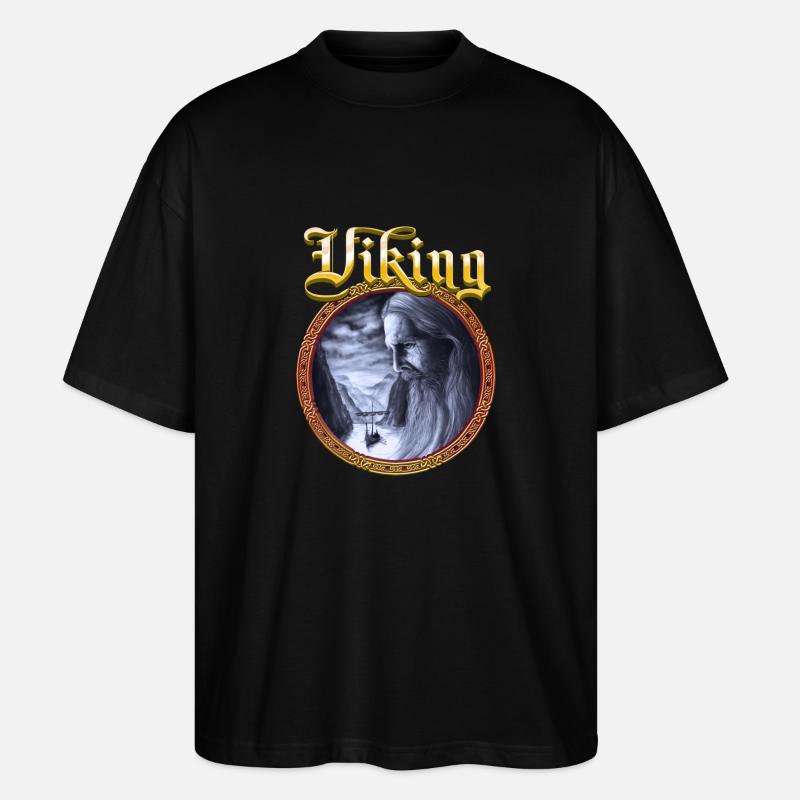 Viking - Stanley/Stella Oversized Unisex Bio T-Shirt Blaster 2.0 - Schwarz