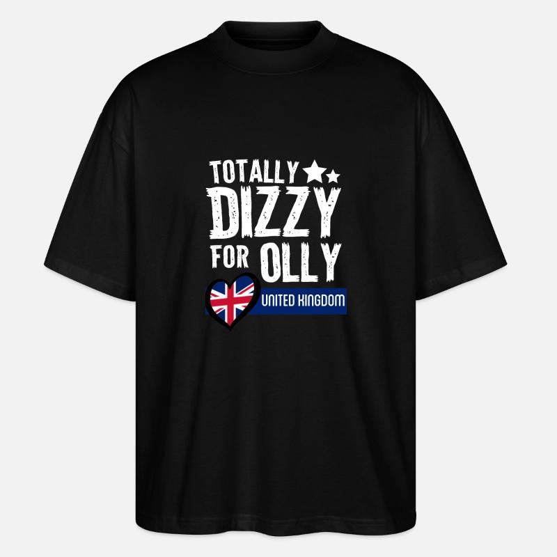 Dizzy Royaume-Uni EUROVISION - T-shirt bio Blaster 2.0 coupe oversize Stanley/Stella Unisexe - noir