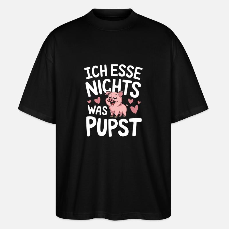 Animal cochon - T-shirt bio Blaster 2.0 coupe oversize Stanley/Stella Unisexe - noir