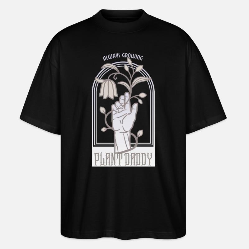 Plant Daddy - Stanley/Stella Oversized Unisex Bio T-Shirt Blaster 2.0 - Schwarz