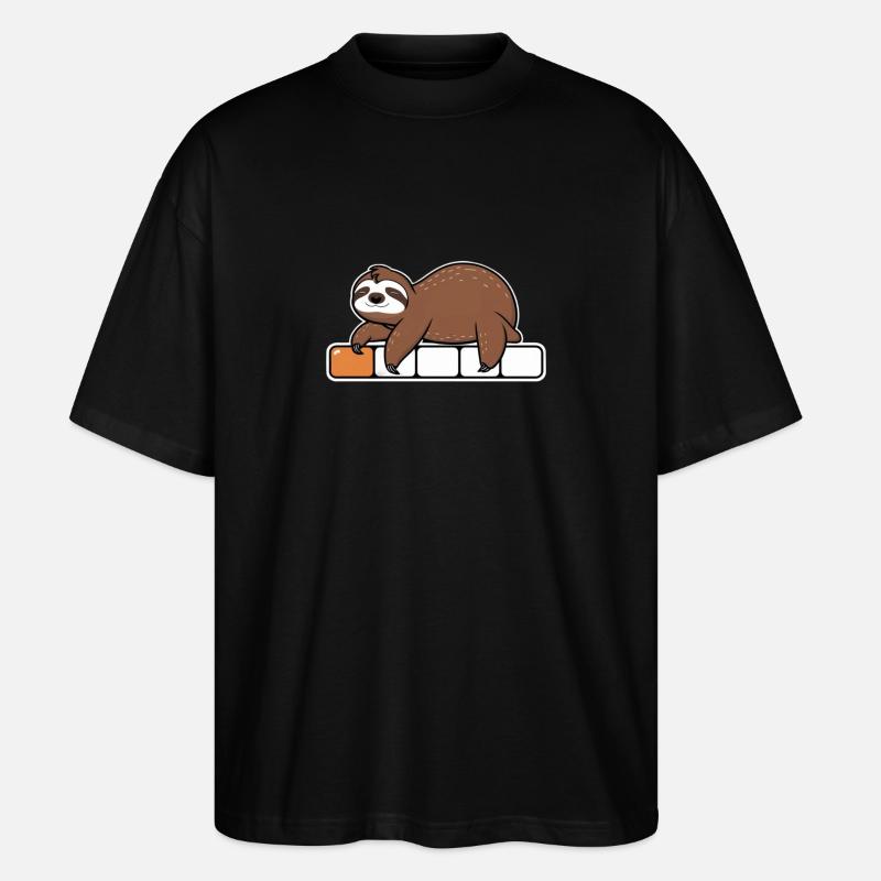 Mal eine Runde Chillen - Stanley/Stella Oversized Unisex Bio T-Shirt Blaster 2.0 - Schwarz