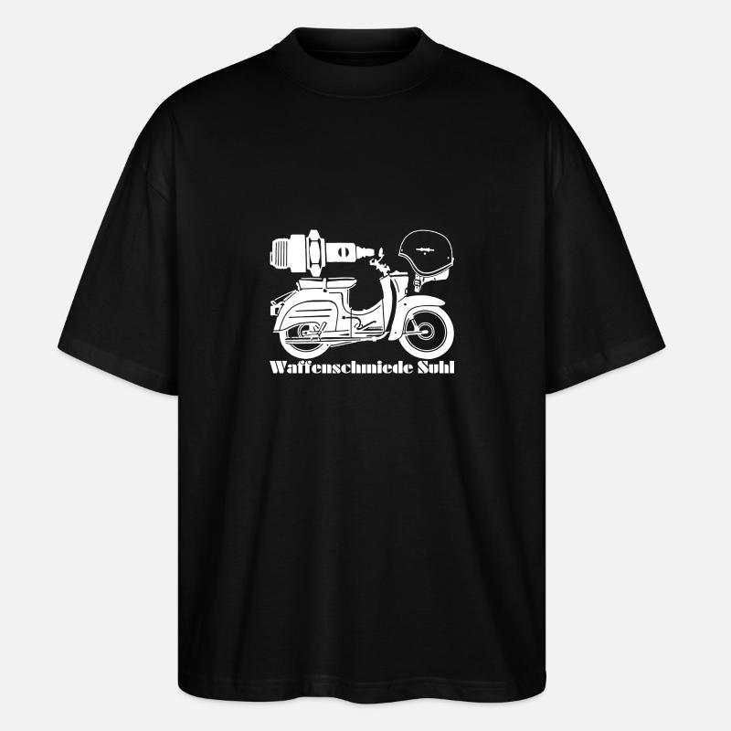 Simson Schwalbe KR51 Waff - Stanley/Stella Oversized Unisex Bio T-Shirt Blaster 2.0 - Schwarz