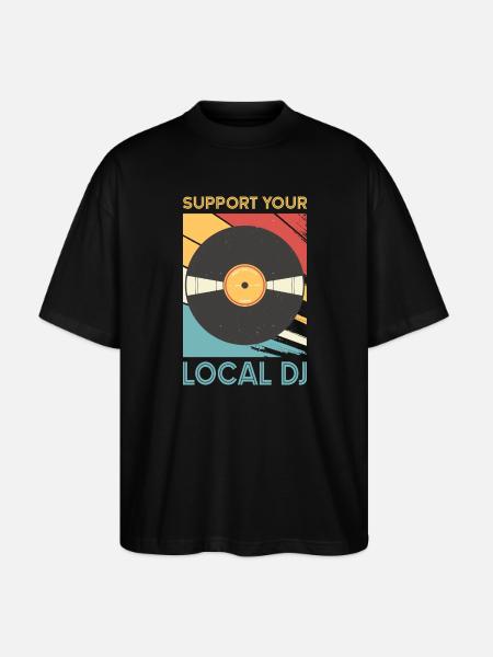 DJ Outfit Gifts - Stanley/Stella Oversized Unisex Organic T-shirt Blaster 2.0 - black