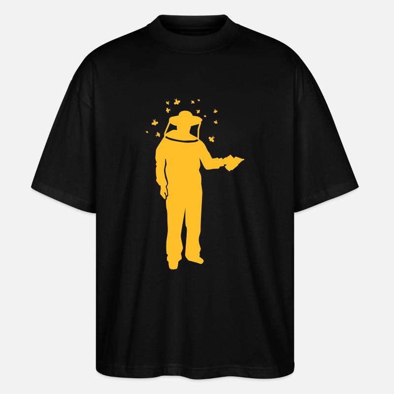 Imker - Stanley/Stella Oversized Unisex Bio T-Shirt Blaster 2.0 - Schwarz