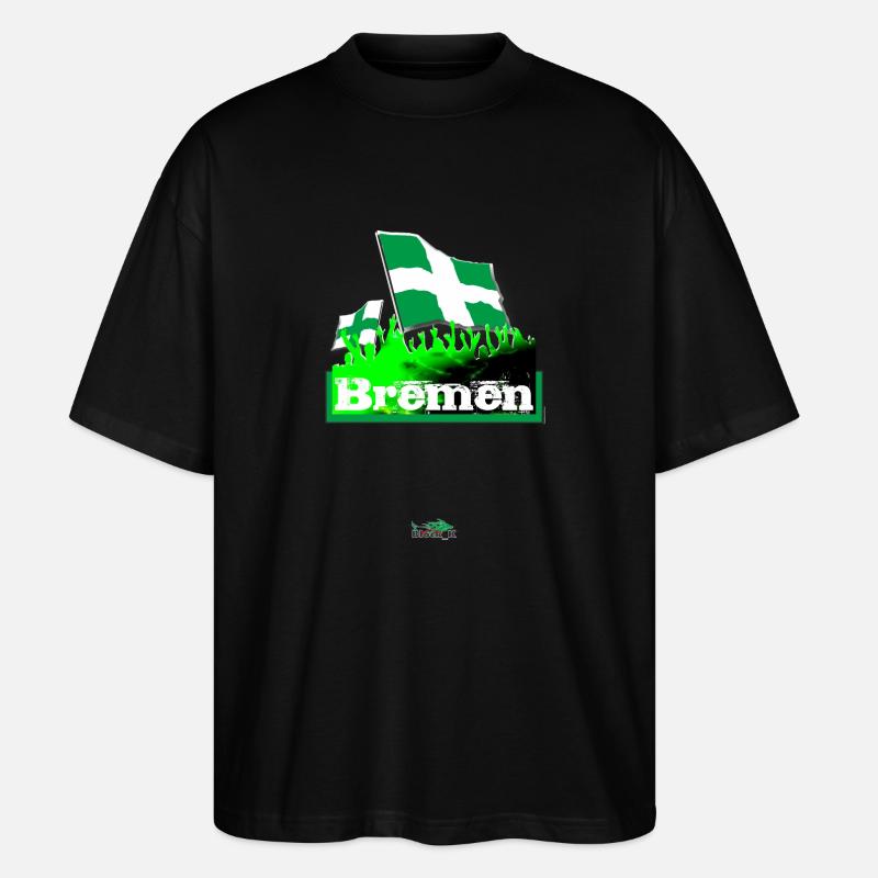 Bremen - Stanley/Stella Oversized Unisex Organic T-shirt Blaster 2.0 - black