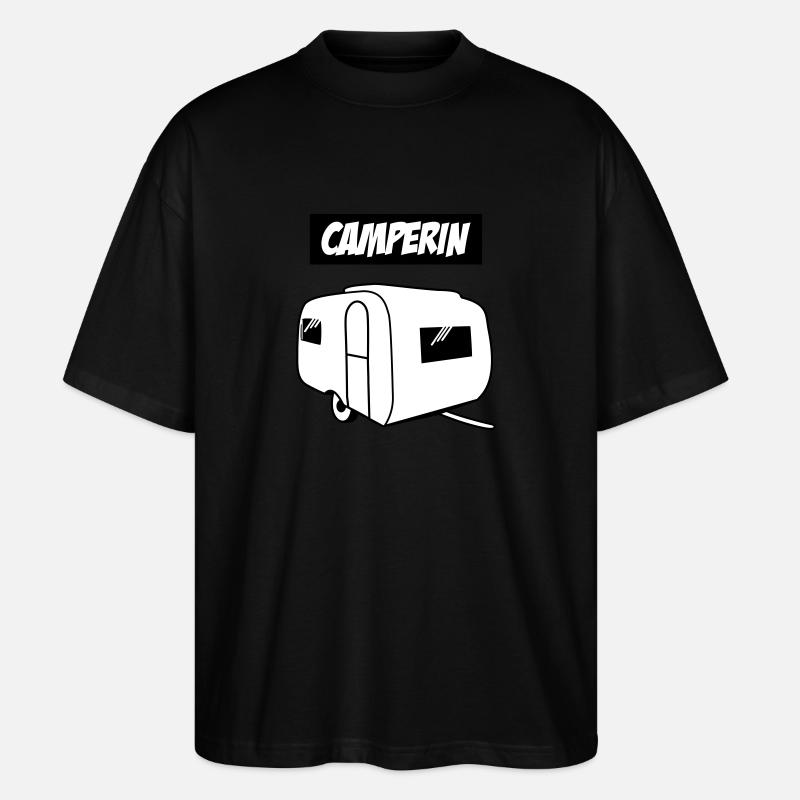 Camperin - T-shirt bio Blaster 2.0 coupe oversize Stanley/Stella Unisexe - noir