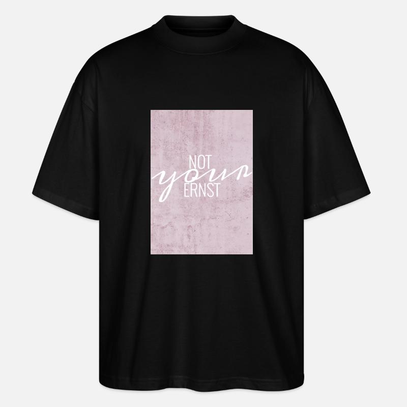 ernst - Stanley/Stella Oversized Unisex Bio T-Shirt Blaster 2.0 - Schwarz