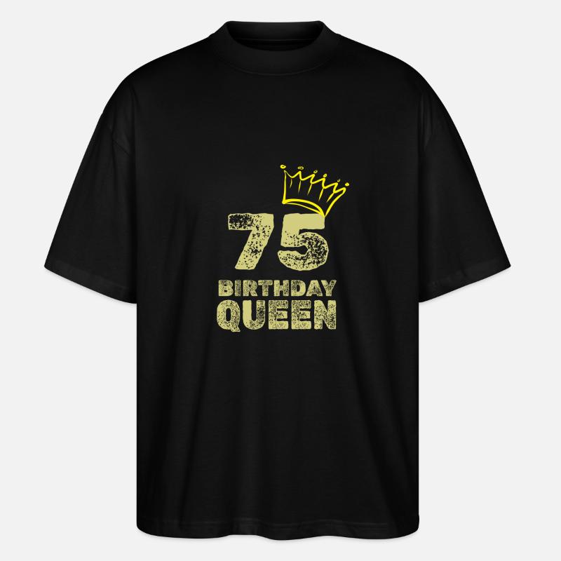 75 - Stanley/Stella Oversized Unisex Bio T-Shirt Blaster 2.0 - Schwarz