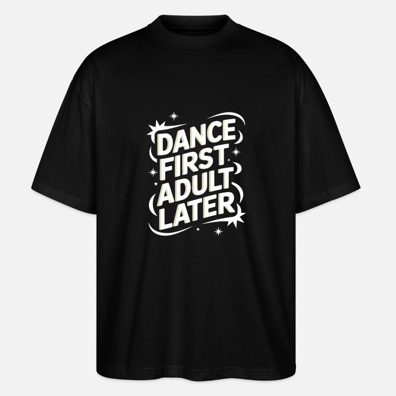 Dancing Dancers Dancing - Stanley/Stella Oversized Unisex Organic T-shirt Blaster 2.0 - black
