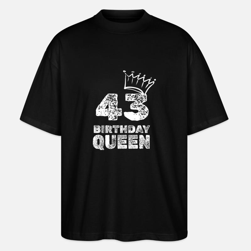 43 - Stanley/Stella Oversized Unisex Bio T-Shirt Blaster 2.0 - Schwarz