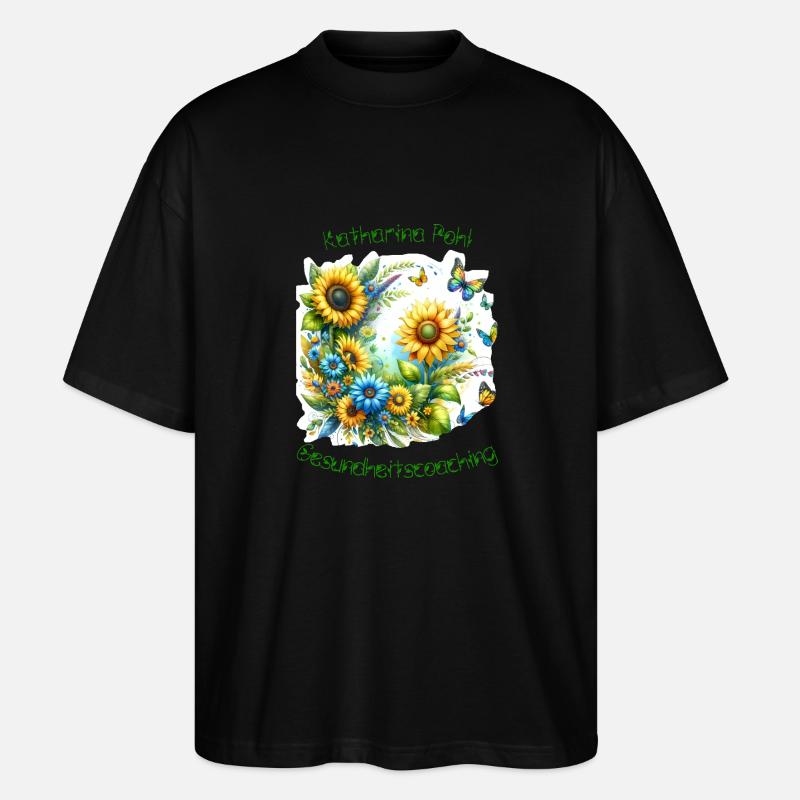 Gesundheitscoaching - Stanley/Stella Oversized Unisex Bio T-Shirt Blaster 2.0 - Schwarz