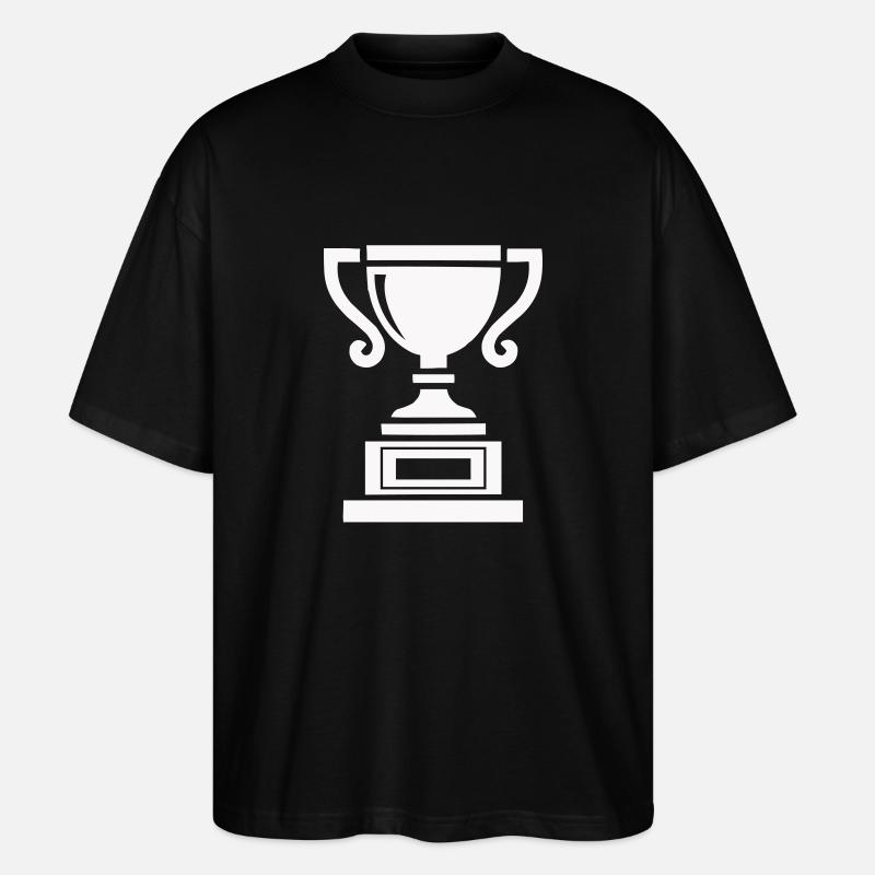 pokal - Stanley/Stella Oversized Unisex Bio T-Shirt Blaster 2.0 - Schwarz