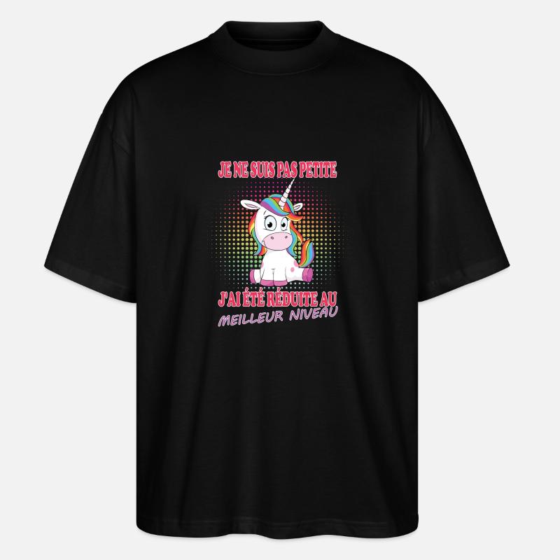 Licorne - Stanley/Stella Oversized Unisex Bio T-Shirt Blaster 2.0 - Schwarz