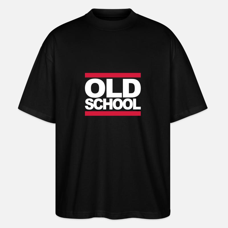 oldschool_2c - Stanley/Stella Oversized Unisex Bio T-Shirt Blaster 2.0 - Schwarz