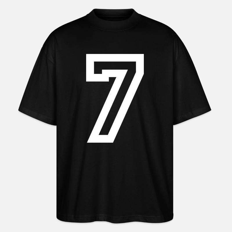 67 Minimalistisches Trenddesign - Stanley/Stella Oversized Unisex Bio T-Shirt Blaster 2.0 - Schwarz