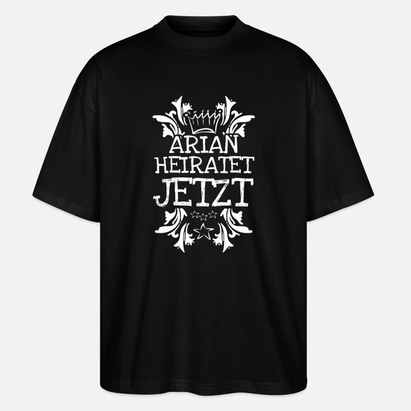 Bachelor Arian - T-shirt bio Blaster 2.0 coupe oversize Stanley/Stella Unisexe - noir