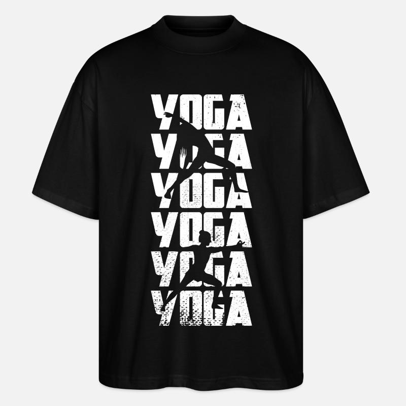 Yoga - Stanley/Stella Oversized Unisex Bio T-Shirt Blaster 2.0 - Schwarz