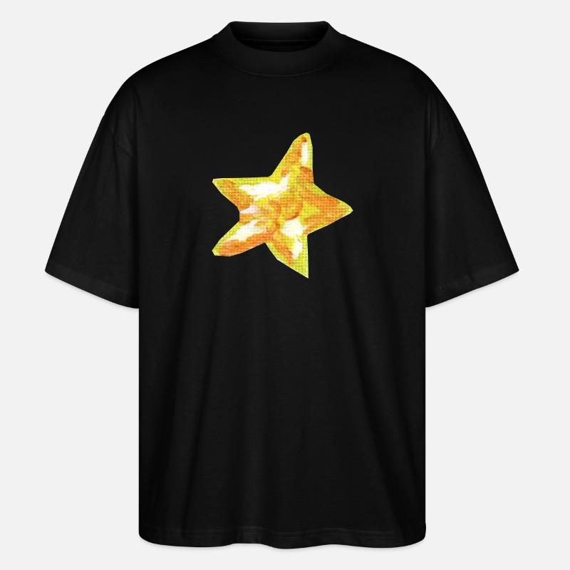 Étoile - T-shirt bio Blaster 2.0 coupe oversize Stanley/Stella Unisexe - noir
