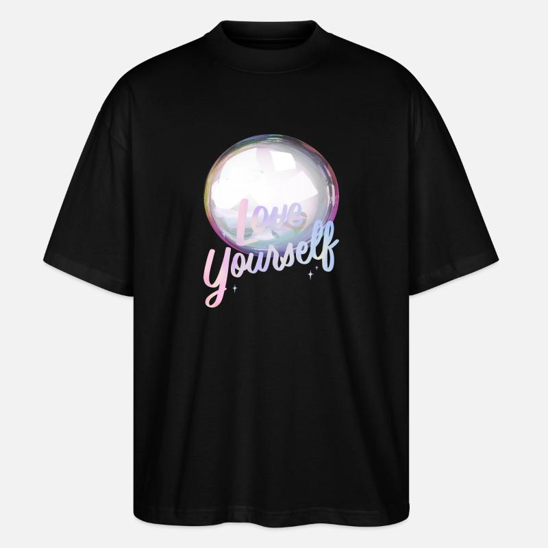 Aimez-vous Soap Bubble - T-shirt bio Blaster 2.0 coupe oversize Stanley/Stella Unisexe - noir