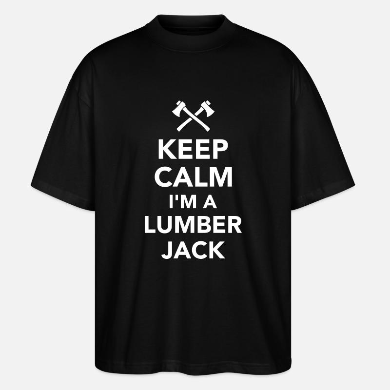 Bûcheron - T-shirt bio Blaster 2.0 coupe oversize Stanley/Stella Unisexe - noir