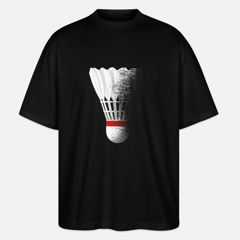 Badminton - T-shirt bio Blaster 2.0 coupe oversize Stanley/Stella Unisexe - noir