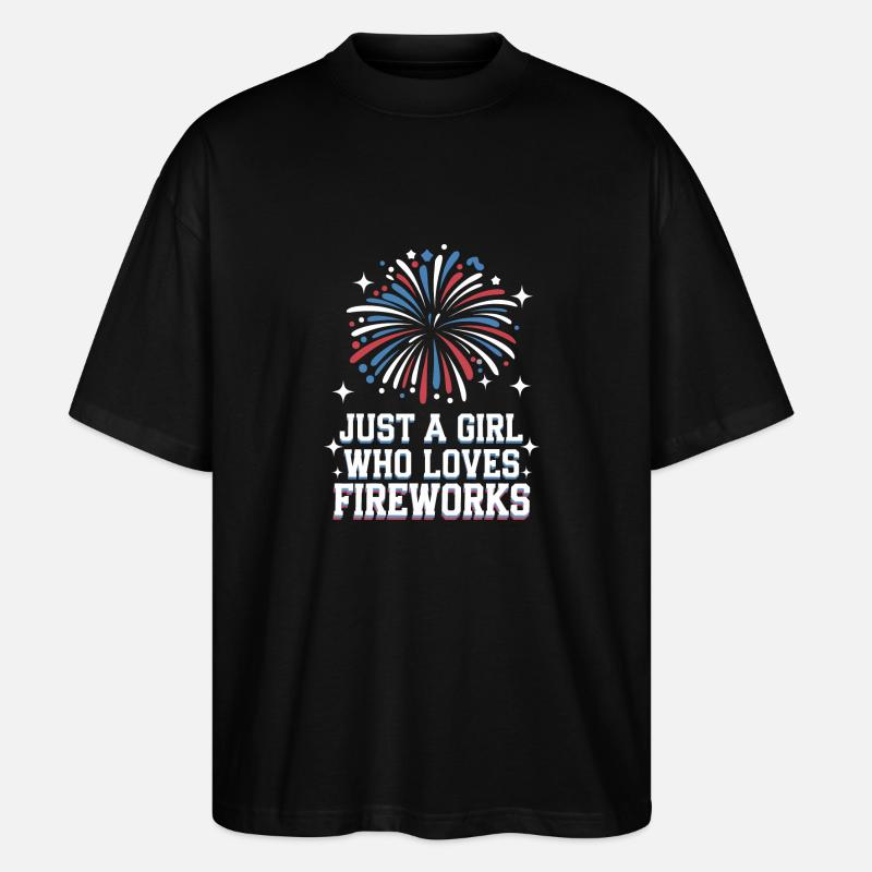 Pyrotechnie Feux d’artifice Pyrotechnie - T-shirt bio Blaster 2.0 coupe oversize Stanley/Stella Unisexe - noir
