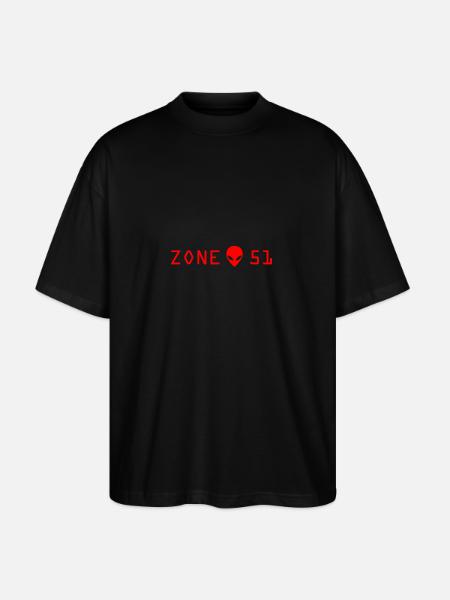 zone 51 - T-shirt bio Blaster 2.0 coupe oversize Stanley/Stella Unisexe - noir