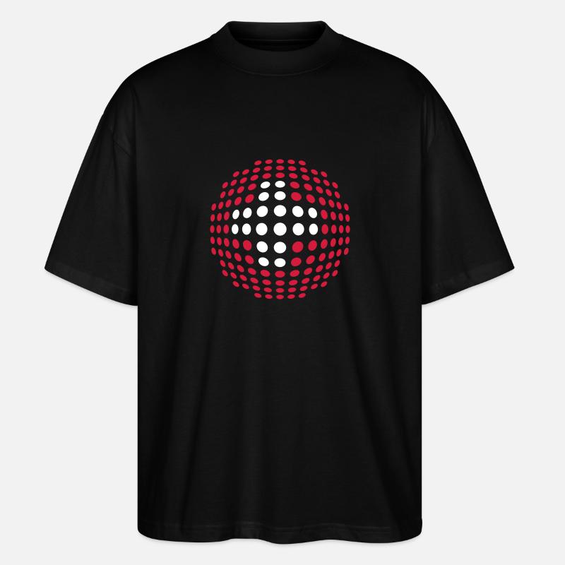 switzerland_flag_2c - Stanley/Stella Oversized Unisex Bio T-Shirt Blaster 2.0 - Schwarz